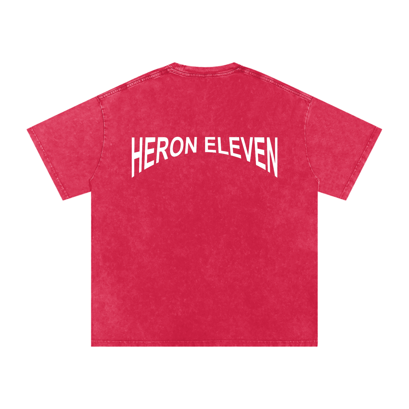 Offset Star Oversized Tee - Raspberry