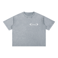 Boxy Sportwear Tee - Light Grey