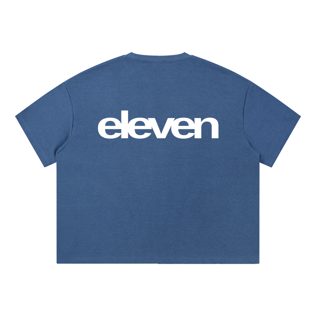 Heron Waffle Knit - Blue