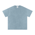 Snow Washed Oversized Cotton Tee -