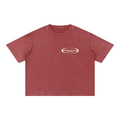 Boxy Sportswear Tee - Dark Red