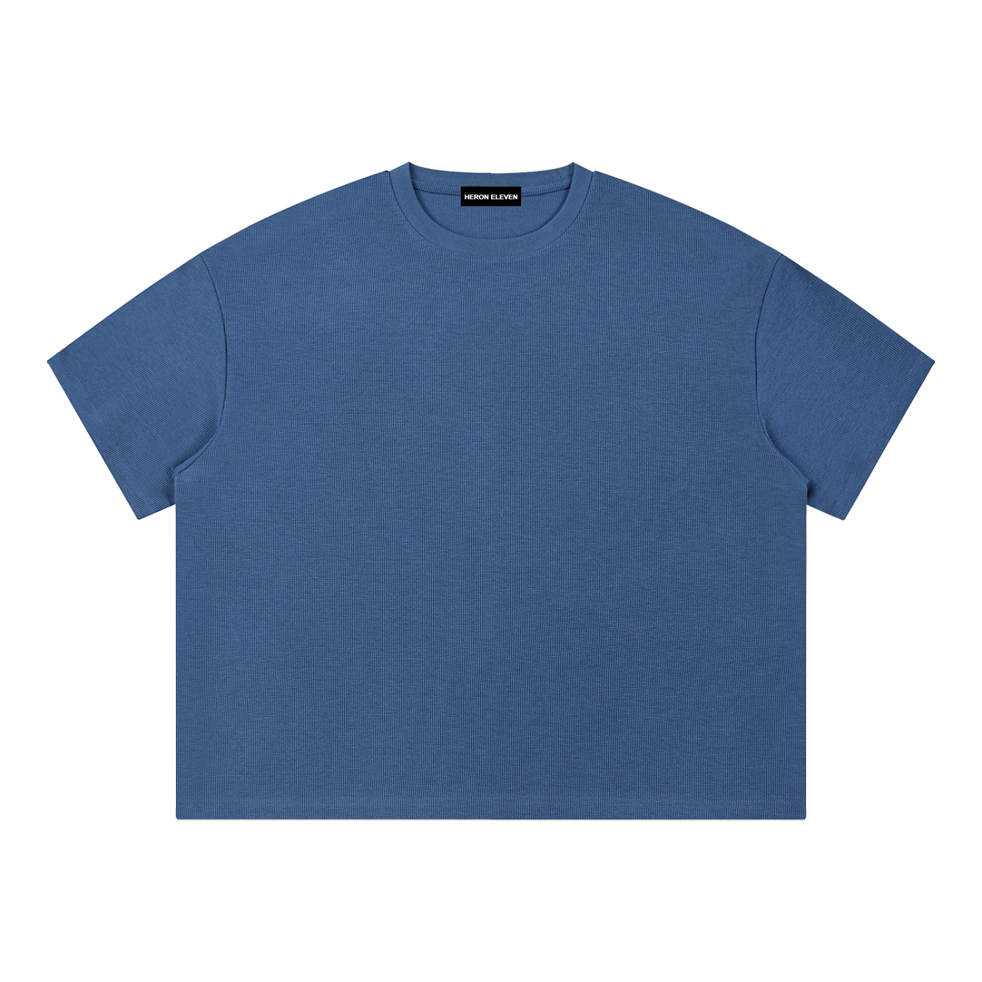 Heron Waffle Knit - Blue